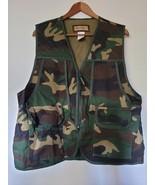Remington Hunting Vest Woodlands Camo Green Outdoor Clothing Size Large - €12,63 EUR