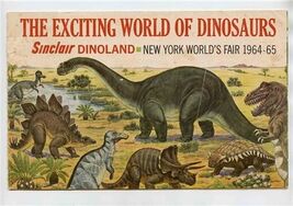Sinclair The Exciting World of Dinosaurs Dinoland New York World's Fair ... - $9.90