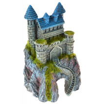 Blue Ribbon Exotic Environments Mountain Top Castle with Moss Aquarium Ornament  - £27.77 GBP
