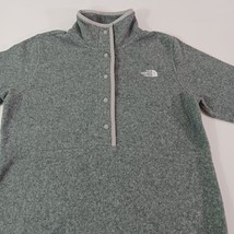 The North Face 84QIDYY Womens 1/2 Button Fleece Pullover Sweatshirt Jacket Small image 9