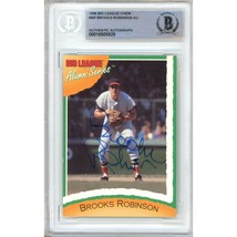 Brooks Robinson Baltimore Orioles Auto 1996 Big League Chew Autographs BAS Slab - £62.92 GBP