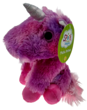 Unicorn Spark Create Imagine Sparkly Bright Eye Hot Pink Plush Toy Rainbow Soft - £15.98 GBP