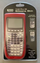 TI-84 PLUS SE/TI-84 PLUS SILICONE SKIN RED CALCULATOR CASE COVER NEW SEALED - $14.20