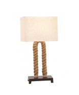 Nautical U Rope Table Lamp - $4,283.20 MXN