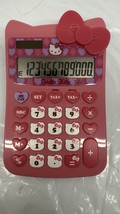 Sanrio Hello Kitty Pink W/ Bow Key Calculator  12 digit display W/ Solar - $908.65 MXN