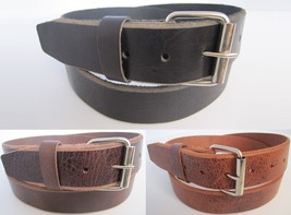 Leather Work Tool Holster Belt Handmade 1.5&quot; Snap On Removable Buckle Heavy Duty - £12.05 GBP
