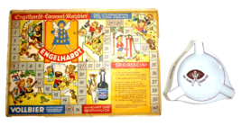 1930s Engelhardt +1998 Berlin Game Board &amp; 1950s VEB German Brewery Ashtray - £70.85 GBP