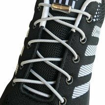 1 pair No Tie tie free Elastic lock laces Shoe laces for kids toddlers men women - £4.81 GBP