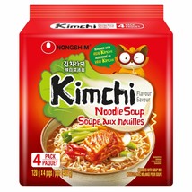 2 X Nongshim Kimchi Ramyun Noodle Soup Family Pack of 4 x 120g Each-Free... - $25.16