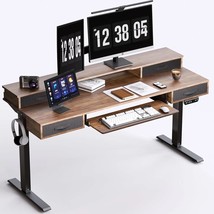 The Product Is An Electric Standing Desk That Is Multifunctional, Adjustable In - £306.73 GBP