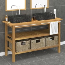  Vanity Cabinet With Sink Black, Brown, Seagrass - €678,72 EUR