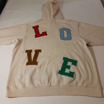 AERIE RN#54485 Women's Tan/Beige Long Sleeve Hoodie Sweatshirt Size Medium image 13