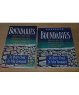 BOUNDARIES-DR. HENRY CLOUD/DR. JOHN TOWNSEND HC TEXT PLUS PB WORKBOOK-UN... - $13.99