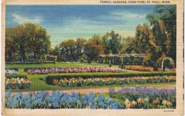 Minnesota Postcard St Paul Como Park Formal Gardens  - £2.31 GBP
