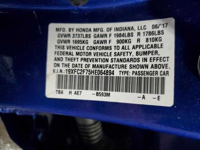 Honda Civic Sensor  2016 2017 2018 2019 Item image 12