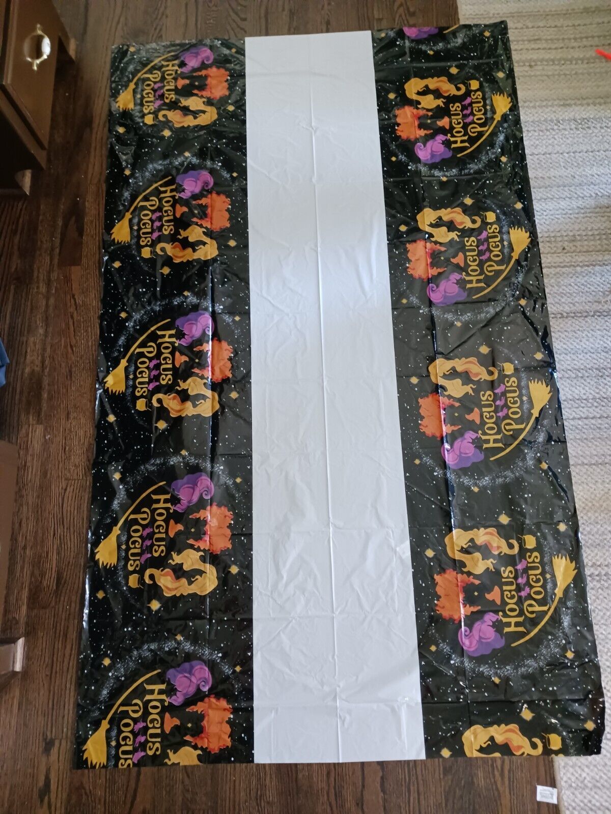 HOCUS POCUS Plastic Table Cover Birthday Party Supplies Halloween 42 x 70 - $4.95