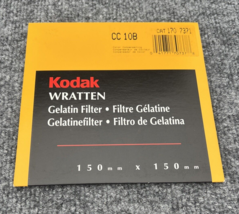 Kodak 170 7371  Wratten Filter 150MM 6&quot; SQ Gel Filter CC10B New Other - $59.39