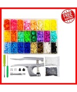Versatile Snap Fasteners Kit: 460 Plastic Snaps &amp; Pliers for Crafting Pr... - $46.30 CAD