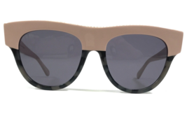 Stella McCartney Sunglasses SC0017S 004 Nude Tortoise Square with Purple Lenses - $121.34