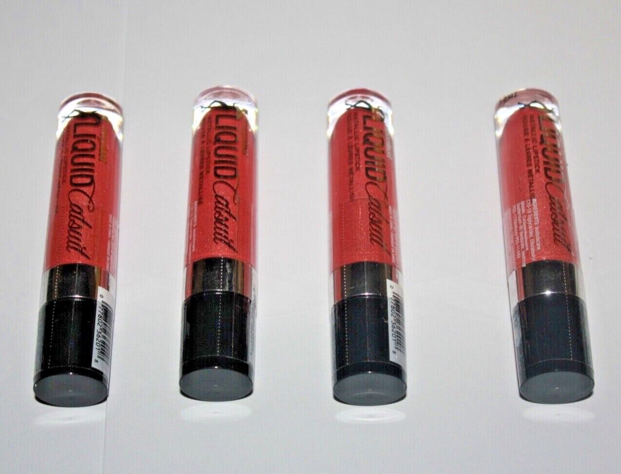 Wet n Wild Megalast Liquid Catsuit Metallic Lipstick #949 Lot Of 4 Sealed - $10.44