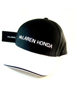 MCLAREN HONDA TEAM CAP FORMULA 1,CURVED PEAK CAP YEAR 2015 BLACK/WHITE, ... - $40.19