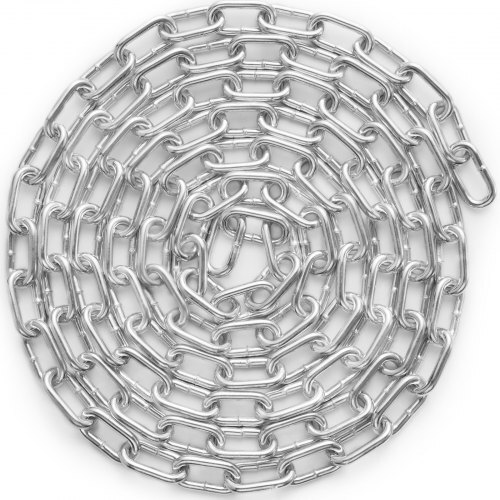  Proof Coil Chain, 3/16&quot; x 10&#39;, 1100 lbs Safe Working Load, Zinc Plated ... - $24.31