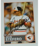 Baltimore Orioles autographed John Stefero SIGNED BASEBALL POSTCARD - £2.30 GBP