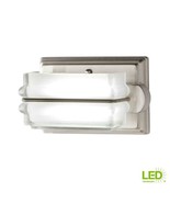 Home Decorators Collection 8-Watt Brushed Nickel Integrated LED Bath Light - £34.75 GBP