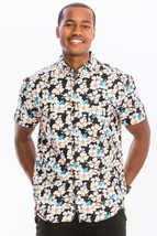 Mens Print Hawaiian Button Down Shirt - €16,38 EUR
