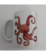 Octopus Cartoon Coffee Mug Cup Sea Life Ocean Animal - £11.66 GBP