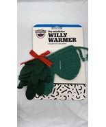 THE CHRISTMAS MISTLETOE Willy Warmer Weener Knitted Crochet Sock - GaG J... - $271.95 MXN