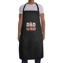 Mens Father&#39;s Day Apron - Custom BBQ Grill Kitchen Chef Apron for Men - Dad Bod - £12.76 GBP