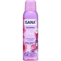 Isana Paris Deodorant Spray With 0% Aluminum 150ml 24h Protection -FREE Shipping - £7.51 GBP