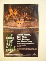 The Good the Bad and the Queen Poster &amp; Damon Albarn Blur Gorillaz-
show... - $26.88