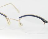 MIKADO 529 386 BLUE /GOLD EYEGLASSES GLASSES METAL FRAME 46-18-140mm Ger... - $71.24