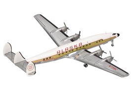 Lockheed L-1649A Starliner Commercial Aircraft &quot;Alaska Airlines - Golden Nugget - $160.06