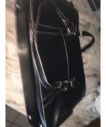 Black Leather Laptop Bag - £30.44 GBP