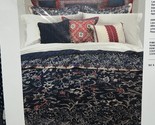 Ralph Lauren Mirabelle Duvet Cover In Indigo Blue Queen 92 X 96 New $375 - $189.05