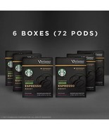 Starbucks Dark Roast Verismo Coffee Pods — Decaf Espresso — 6 boxes - £59.24 GBP