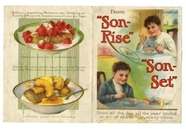 From Son Rise to Son Set Shredded Wheat Uses and Benefits Brochure 1914 - $24.72