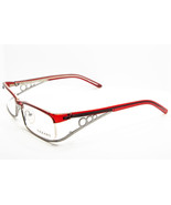 AZZARO Burgundy Silver Eyeglasses 3503 C2 55mm French Design - $75.05