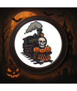 Halloween Pumpkin Train - Cross stitch pattern PDF - Instant download - $5.00