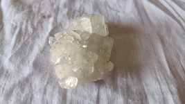 New Beautiful White Apophyllite And Stilbite Apophyllite Clear pcs 59gm  - £15.89 GBP