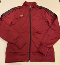 Umbro Women&#39;s  Sz M Track Jacket Zipper Front Long Sleeve Medium Premier... - $24.40