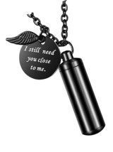 Urn Necklace for Ashes Cremation for human - £43.97 GBP