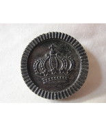 unknown Board Game piece: 1.25&quot; Checkers Chip - King / Star, black - £0.79 GBP