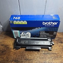 Brother TN-760 Black Toner Cartridge Genuine Original OEM TN760 - $21.29