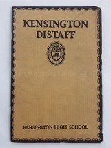 1926 SPRING antique KENSINGTON pa GIRLS HIGH SCHOOL DISTAFF BOOK poetry ... - £30.46 GBP