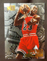 Michael Jordan Fleer Metal 95-96 Nuts &amp; Bolts Basketball Trading Card #212 - £17.38 GBP