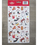 Teaching Tree 108 Pcs 2&quot;, 1/2&quot;, Fun Dog/Puppy Various Cute Laser Sticker... - $3.95